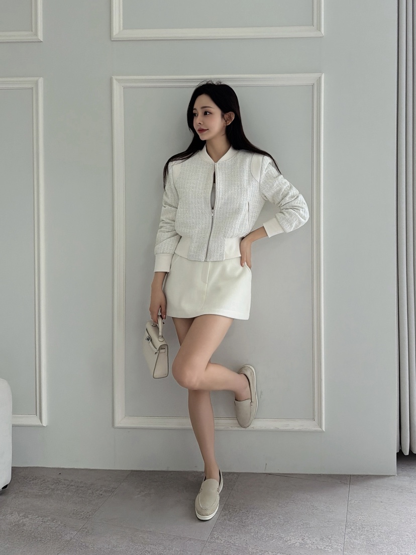 CLOTH東大門㊣實拍女士新款人氣熱賣25秋冬時尚推薦夾克粗花呢CLOTH夾克