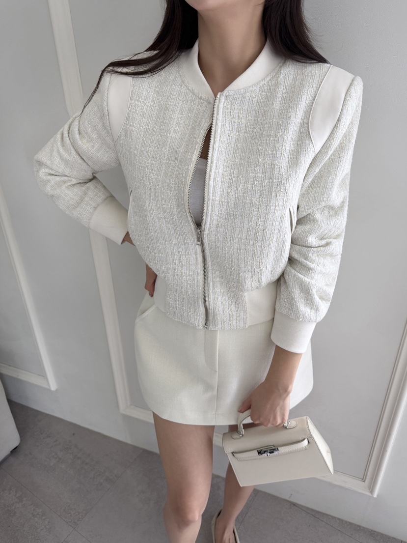 CLOTH東大門㊣實拍女士新款人氣熱賣25秋冬時尚推薦夾克粗花呢CLOTH夾克