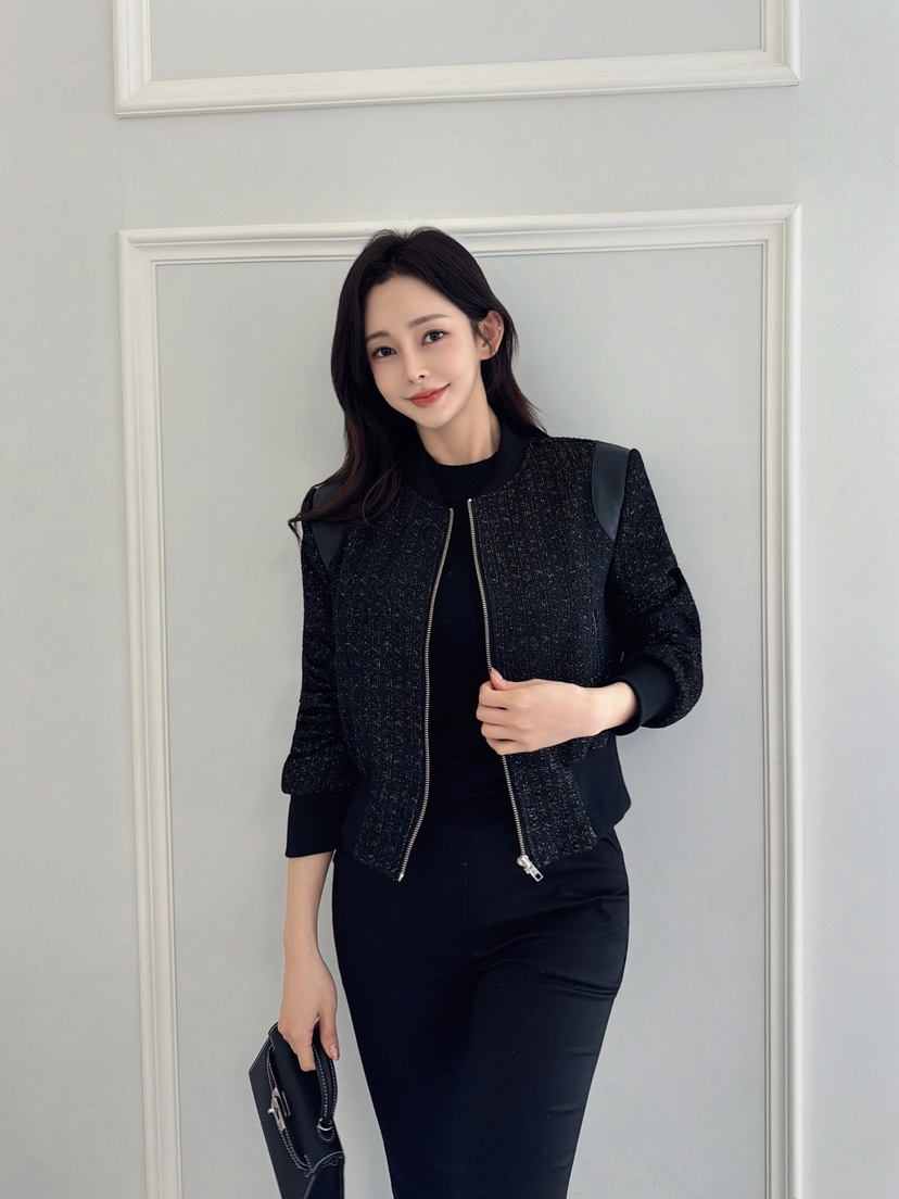 CLOTH東大門㊣實拍女士新款人氣熱賣25秋冬時尚推薦夾克粗花呢CLOTH夾克