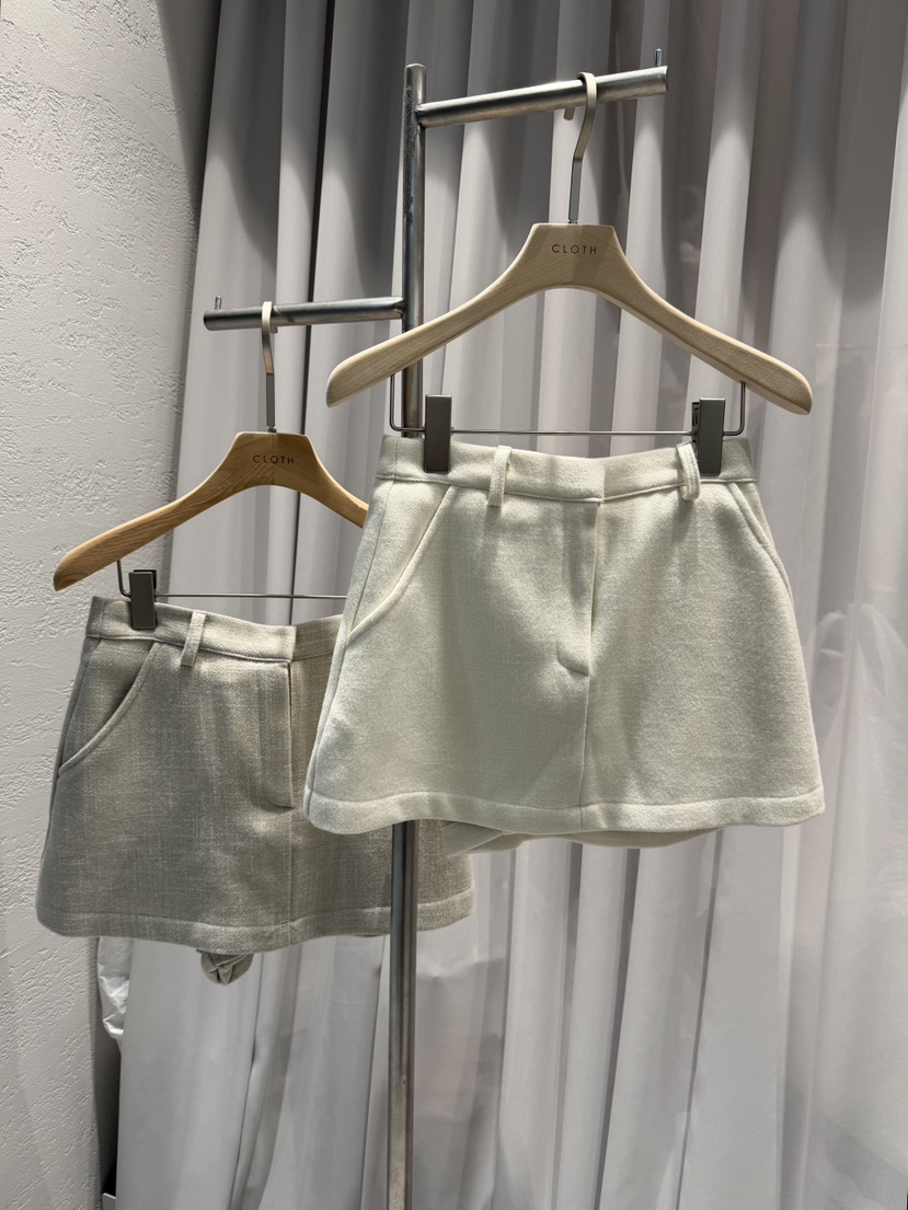 CLOTH東大門㊣實拍女士新品休閑熱賣推薦職業25秋冬裙褲羊毛CLOTH裙褲