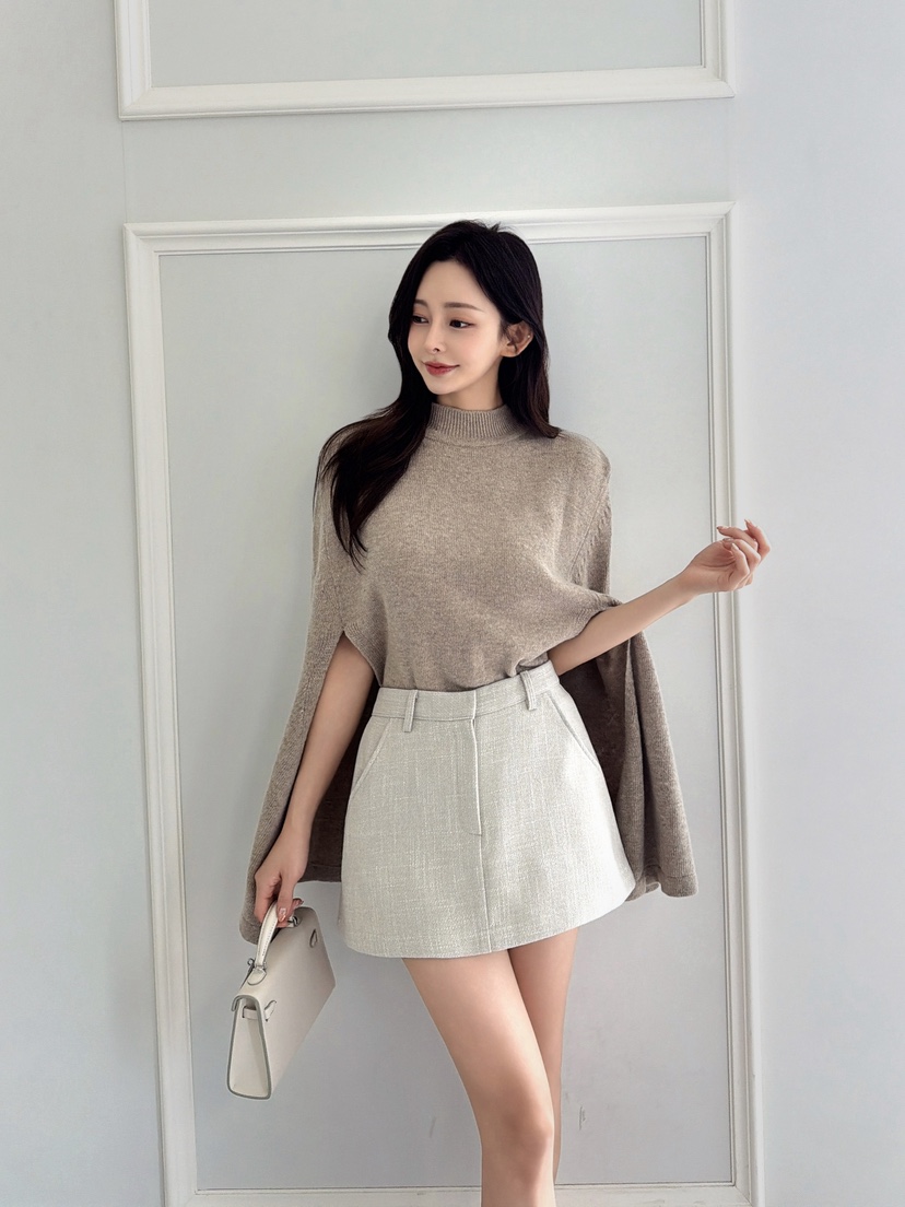 CLOTH東大門㊣實拍女士新品休閑熱賣推薦職業25秋冬裙褲羊毛CLOTH裙褲