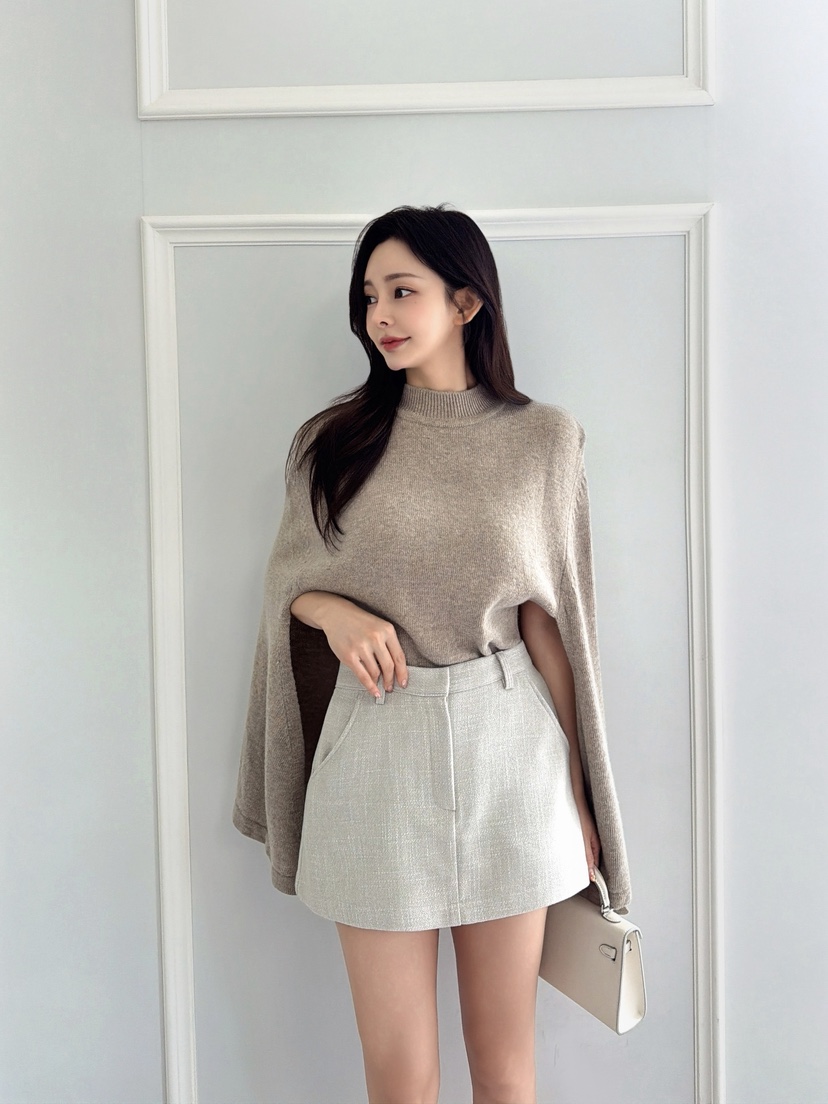 CLOTH東大門㊣實拍女士新品休閑熱賣推薦職業25秋冬裙褲羊毛CLOTH裙褲