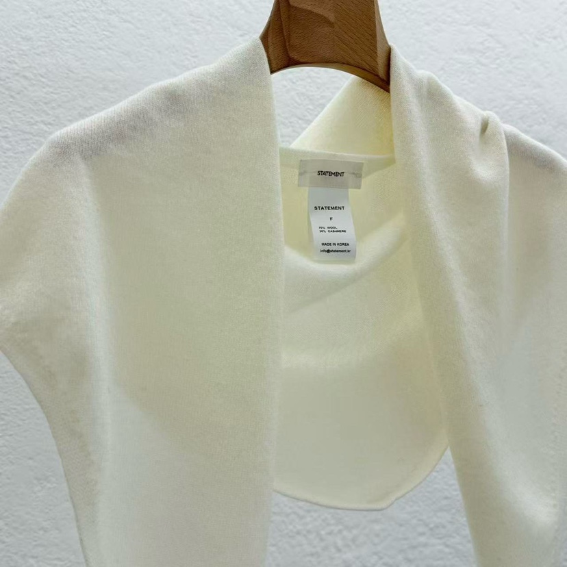 STATEMENT韓國代購㊣女士新品25秋冬時尚人氣休閑圍巾披肩圍巾STATEMENT圍巾/披肩