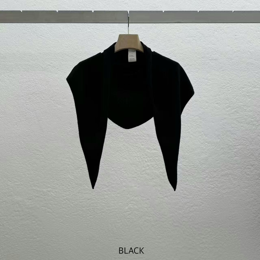 STATEMENT韓國代購㊣女士新品25秋冬時尚人氣休閑圍巾披肩圍巾STATEMENT圍巾/披肩圖色4黑色