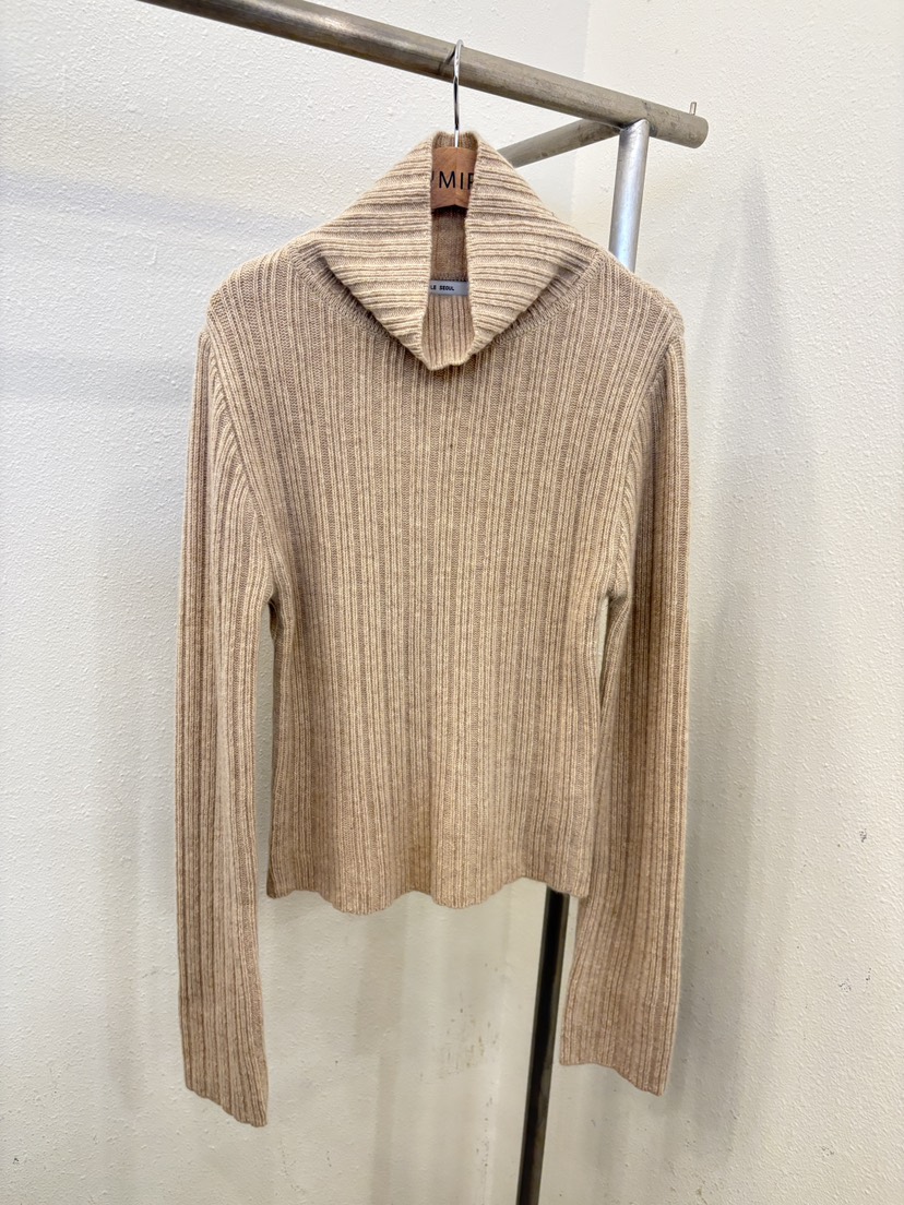 LUMIPLE韓國直郵㊣女裝新款25秋冬時尚人氣休閑針織衫開衩羅紋LUMIPLE針織衫圖色2