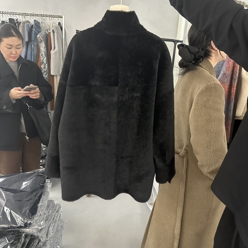 DOUBLE STANDARD/LE SMOKING/MAISONSTAFF韓國直郵㊣女士新品熱賣短款大衣MAISONSTAFF短款大衣