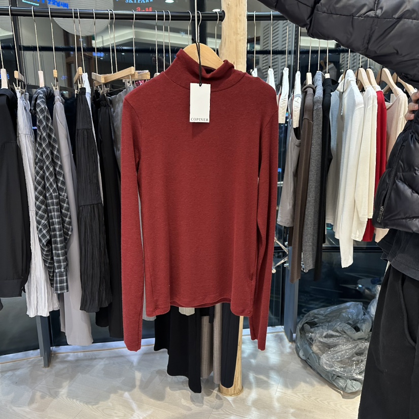 COPINER東大門㊣直郵女士新款休閑職業人氣時尚推薦長袖T恤COPINER長袖T恤圖色2