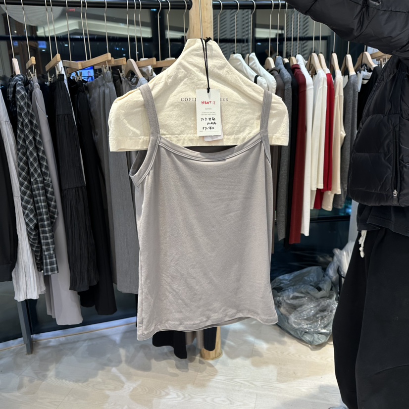 COPINER韓國直郵㊣女士新款熱賣休閑25秋冬時尚人氣吊帶背心COPINER吊帶/背心圖色2