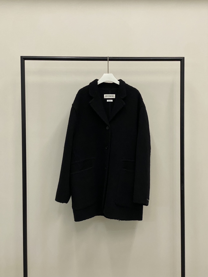 MUCH MORE韓國直郵㊣女裝新品休閑人氣25秋冬推薦中長款大衣MUCH MORE中長款大衣圖色2