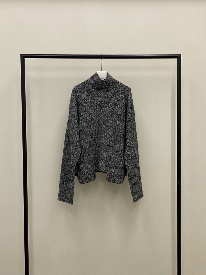 MUCH MORE韓國直郵㊣女裝新品時尚休閑25秋冬熱賣毛衣口袋MUCH MORE毛衣圖色2