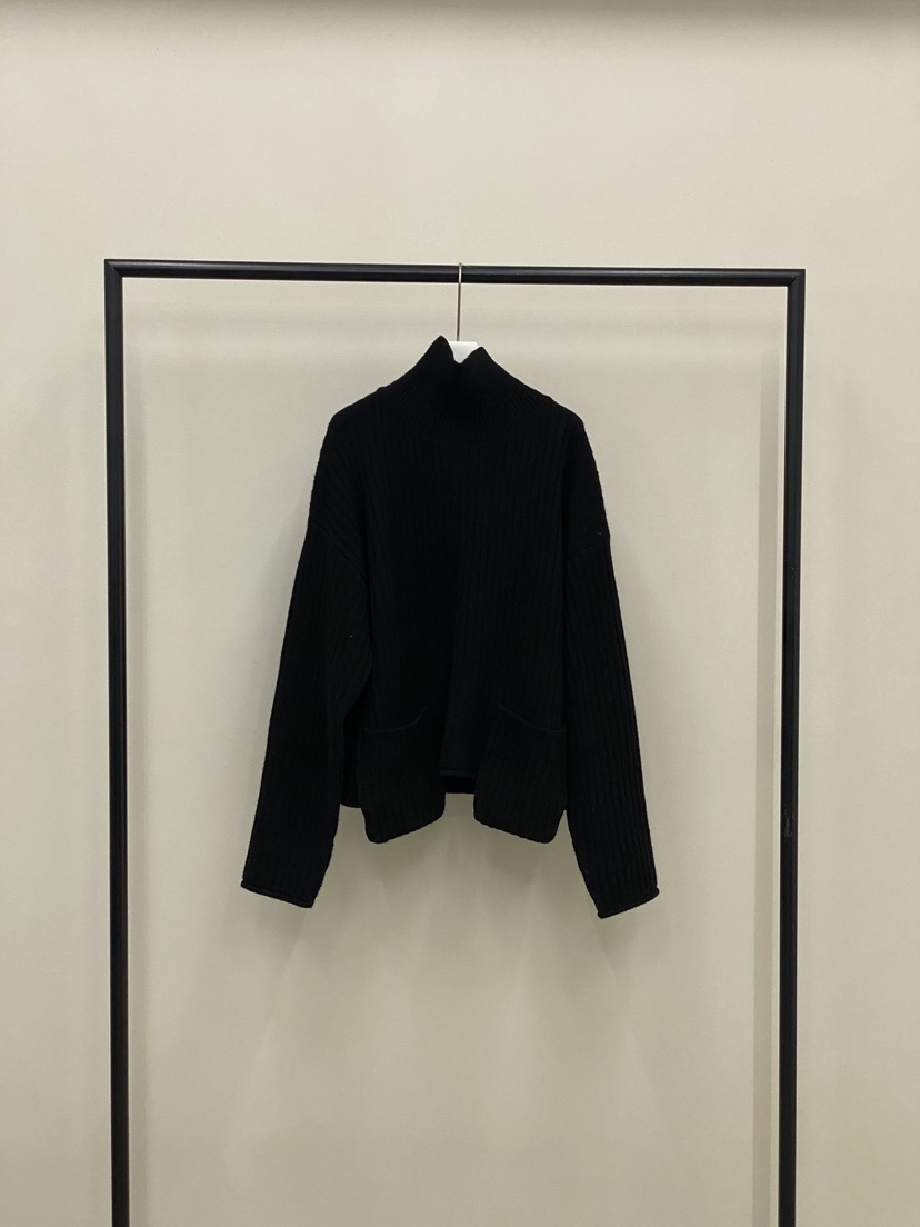 MUCH MORE韓國直郵㊣女裝新品時尚休閑25秋冬熱賣毛衣口袋MUCH MORE毛衣圖色3