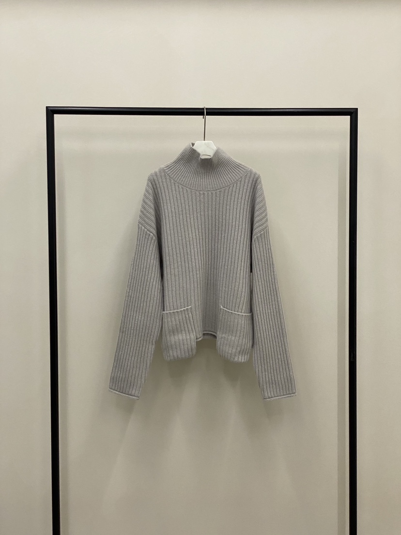 MUCH MORE韓國直郵㊣女裝新品時尚休閑25秋冬熱賣毛衣口袋MUCH MORE毛衣圖色4