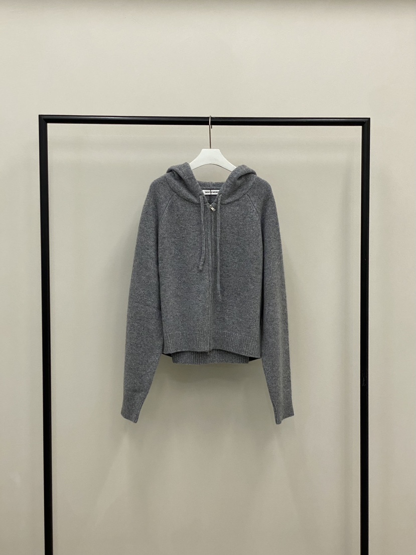 MUCH MORE東大門㊣實拍女士新款人氣熱賣休閑毛衣拉鏈連帽MUCH MORE毛衣圖色3