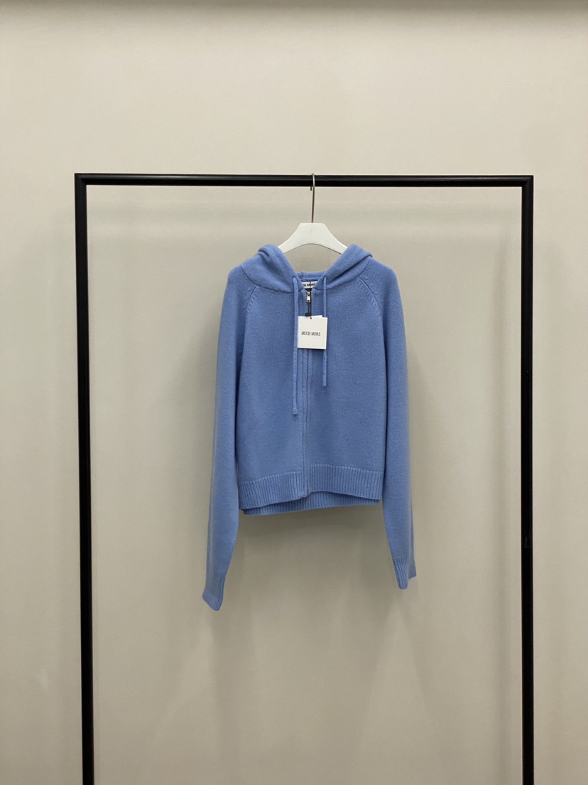 MUCH MORE東大門㊣實拍女士新款人氣熱賣休閑毛衣拉鏈連帽MUCH MORE毛衣圖色7