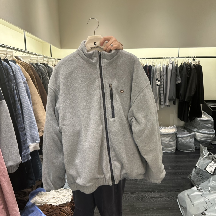 TOMGIRL韓國代購㊣女裝新款職業25秋冬推薦休閑夾克里外穿絨TOMGIRL夾克