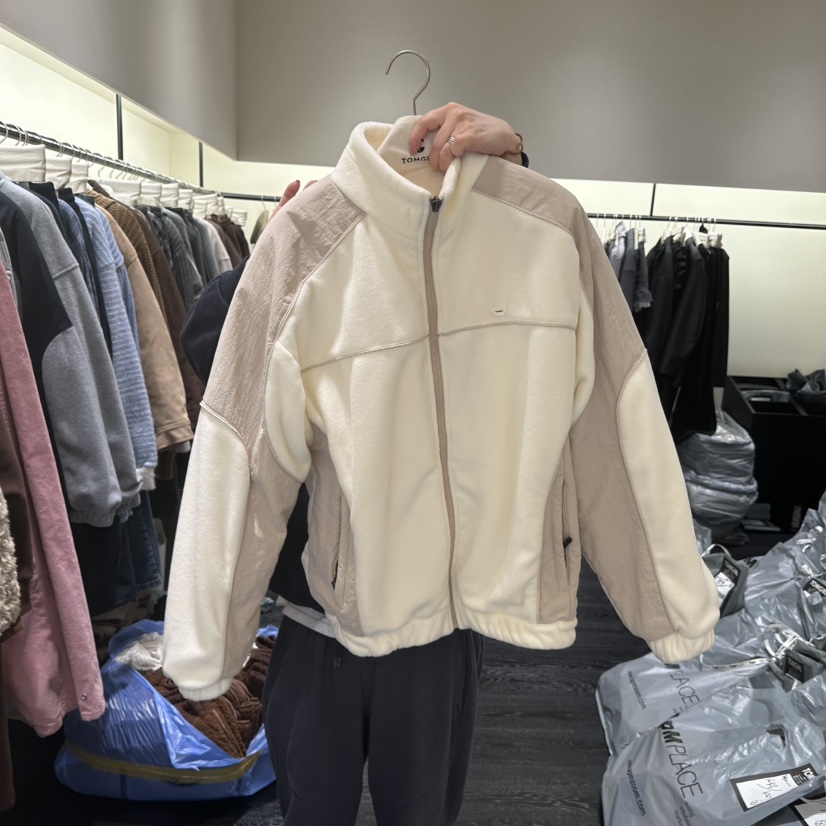 TOMGIRL韓國代購㊣女裝新款職業25秋冬推薦休閑夾克里外穿絨TOMGIRL夾克圖色1