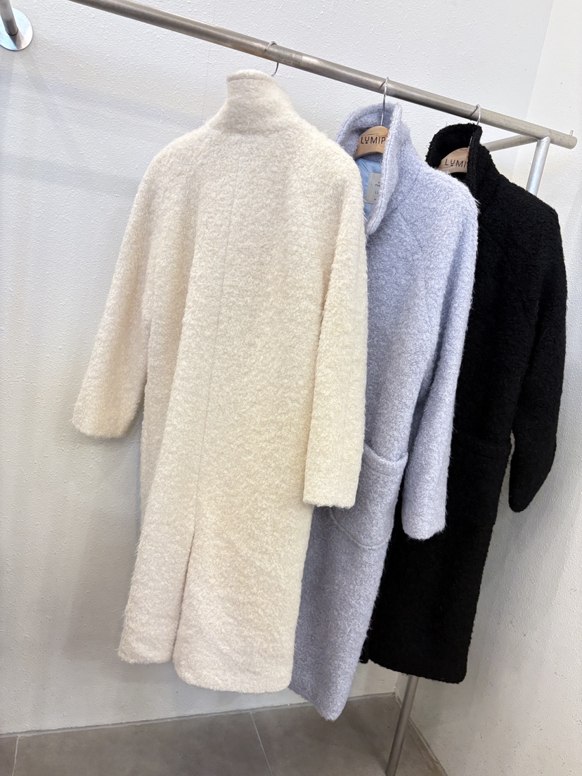 LUMIPLE東大門㊣直郵女裝新款職業人氣25秋冬熱賣中長款大衣LUMIPLE中長款大衣