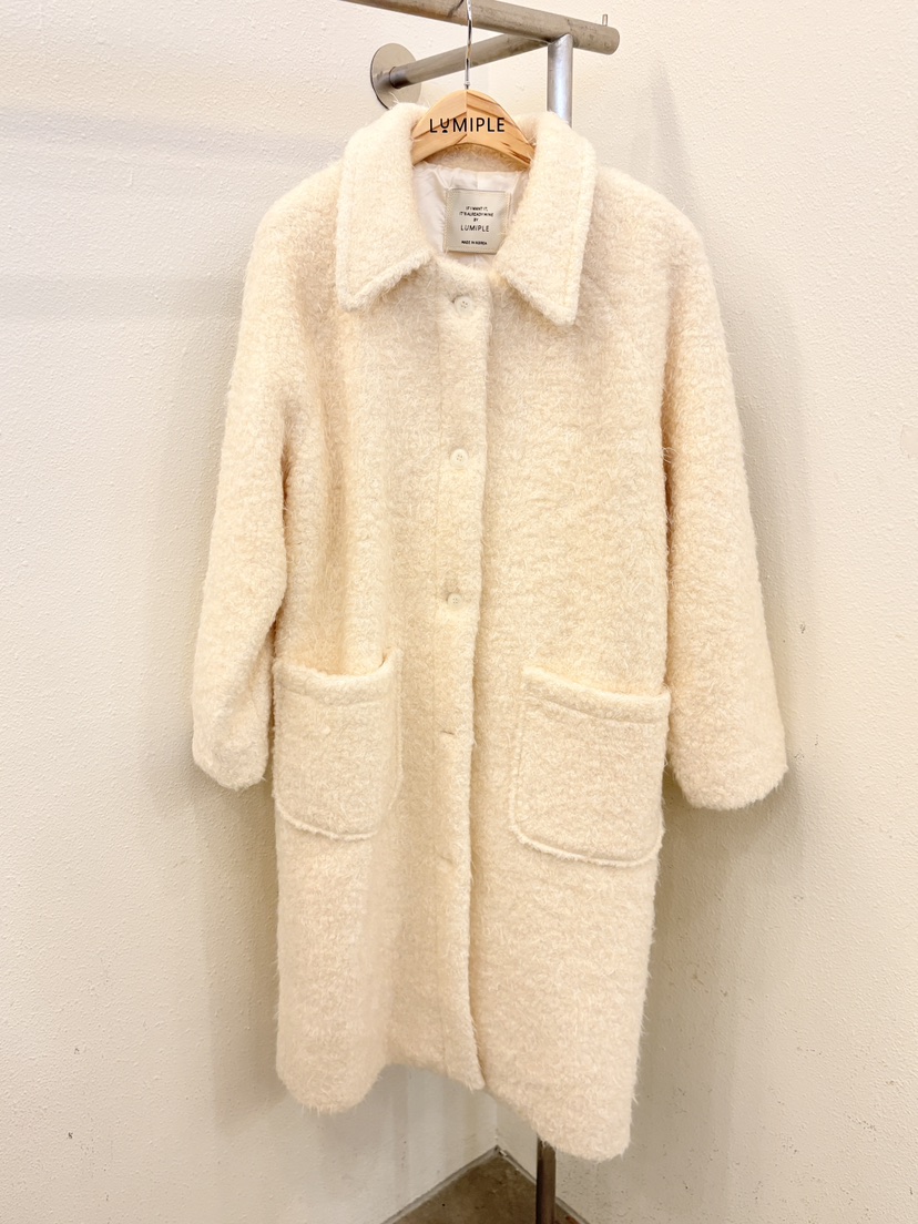 LUMIPLE東大門㊣直郵女裝新款職業人氣25秋冬熱賣中長款大衣LUMIPLE中長款大衣圖色1