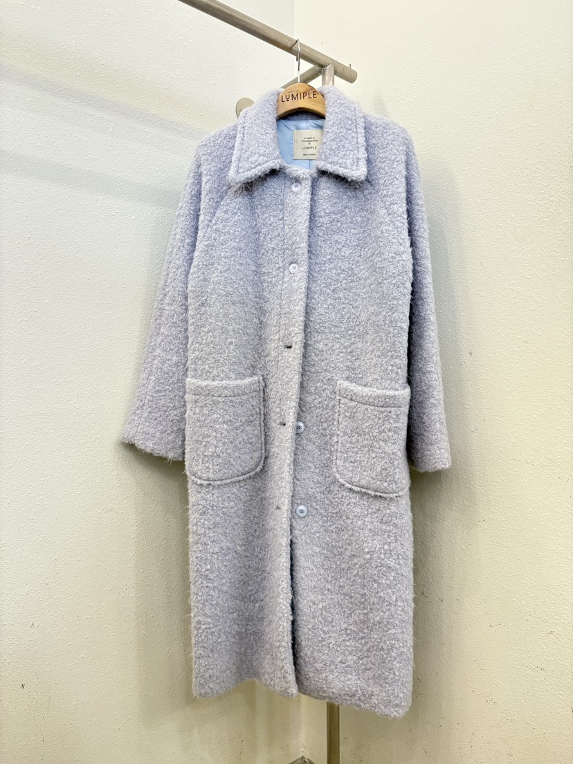 LUMIPLE東大門㊣直郵女裝新款職業人氣25秋冬熱賣中長款大衣LUMIPLE中長款大衣圖色3
