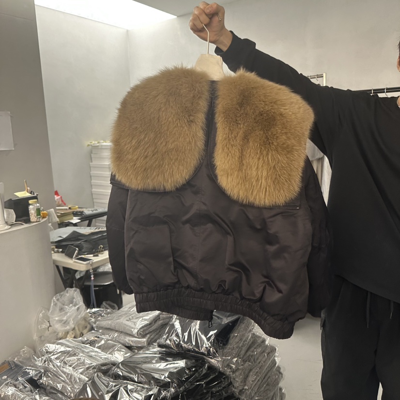 DOUBLE STANDARD/LE SMOKING/MAISONSTAFF東大門㊣代購女裝新品休閑短款羽絨服MAISONSTAFF短款羽絨服