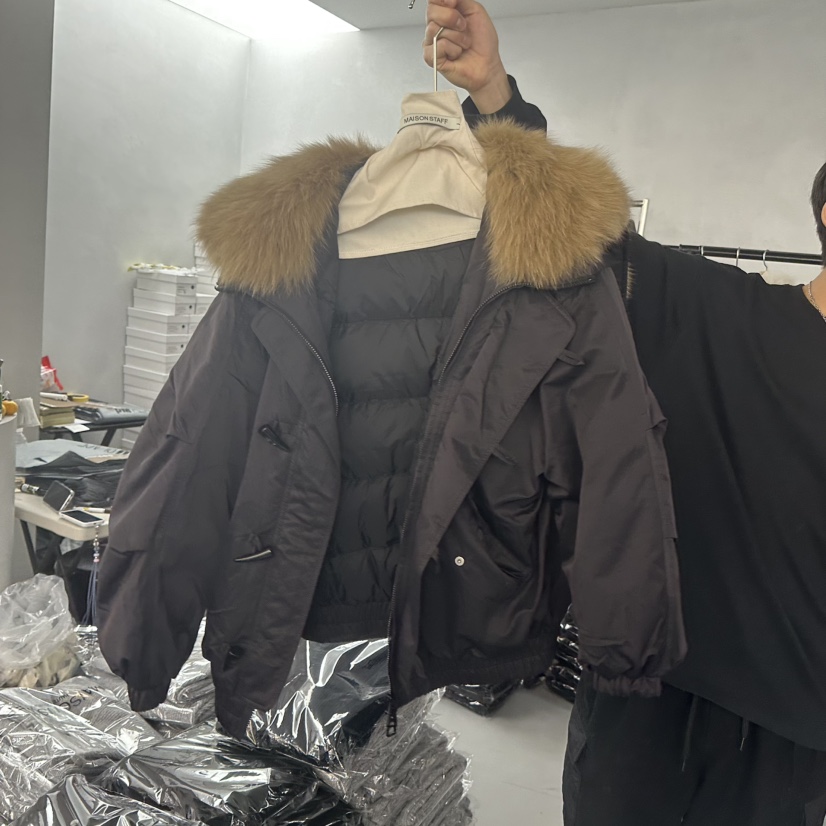 DOUBLE STANDARD/LE SMOKING/MAISONSTAFF東大門㊣代購女裝新品休閑短款羽絨服MAISONSTAFF短款羽絨服圖色2