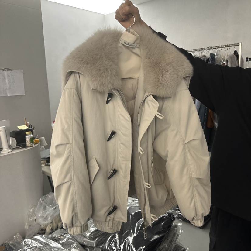 DOUBLE STANDARD/LE SMOKING/MAISONSTAFF東大門㊣代購女裝新品休閑短款羽絨服MAISONSTAFF短款羽絨服圖色3