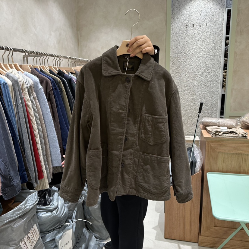 DELI JENNY韓國代購㊣女裝新款人氣熱賣休閑25秋冬時尚夾克DELI JENNY夾克圖色2