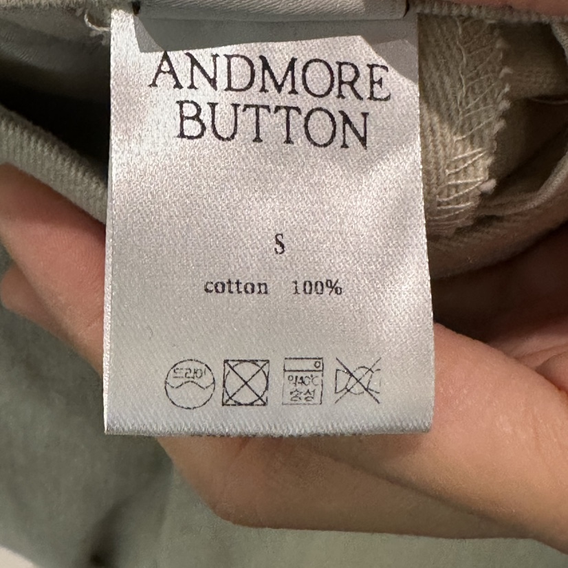 ANDMORE BUTTON東大門㊣直郵女士新品熱賣短褲不含腰帶抓絨ANDMORE BUTTON短褲