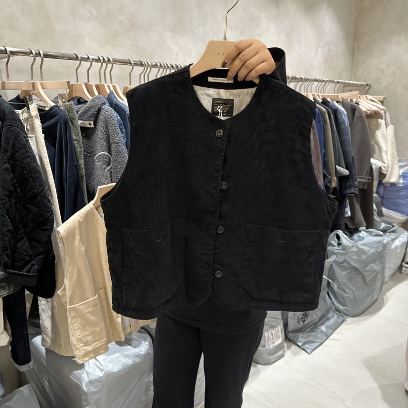 DELI JENNY韓國直郵㊣女士新品職業人氣時尚推薦休閑25秋冬馬甲DELI JENNY馬甲圖色2