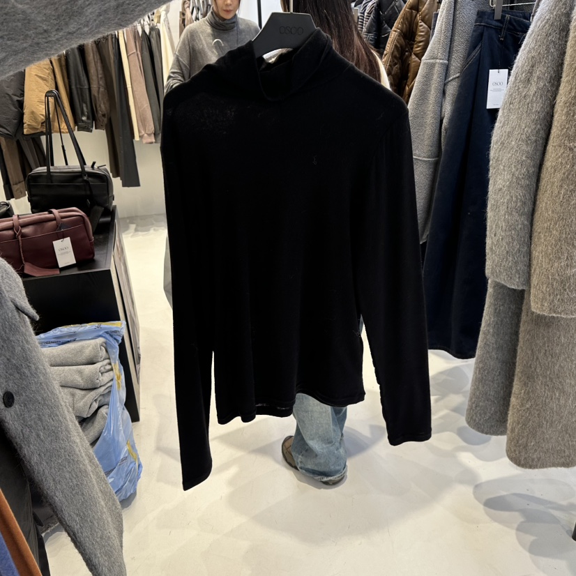 OSOO東大門㊣實拍女裝新款25秋冬熱賣休閑時尚推薦職業長袖T恤OSOO長袖T恤圖色4