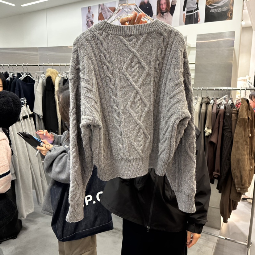 PAVEL東大門㊣代購女裝新款25秋冬推薦職業人氣休閑時尚針織衫PAVEL針織衫