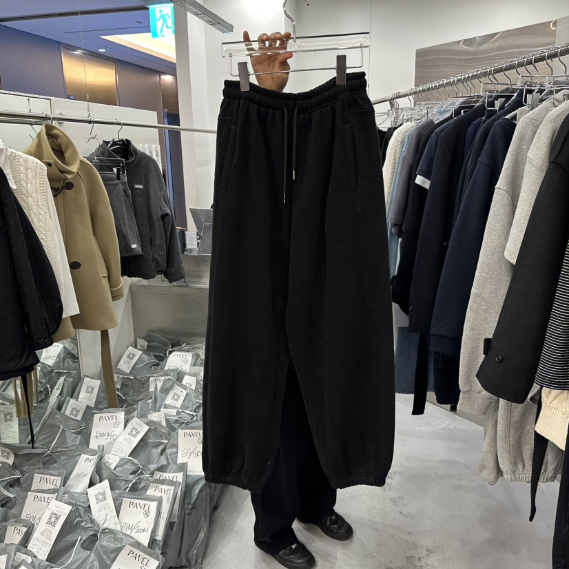 PAVEL韓國直郵㊣女裝新品職業熱賣休閑推薦25秋冬休閑褲抓絨PAVEL休閑褲圖色5