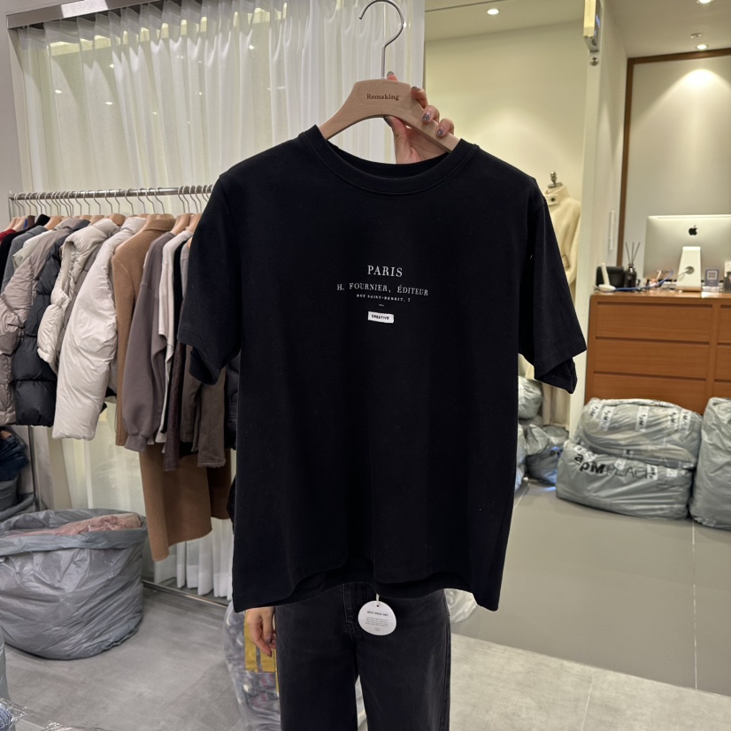 URBANSTORY/REMAKING東大門㊣直郵女士新品25秋冬人氣職業T恤Remaking/URBANSTORYT恤圖色3