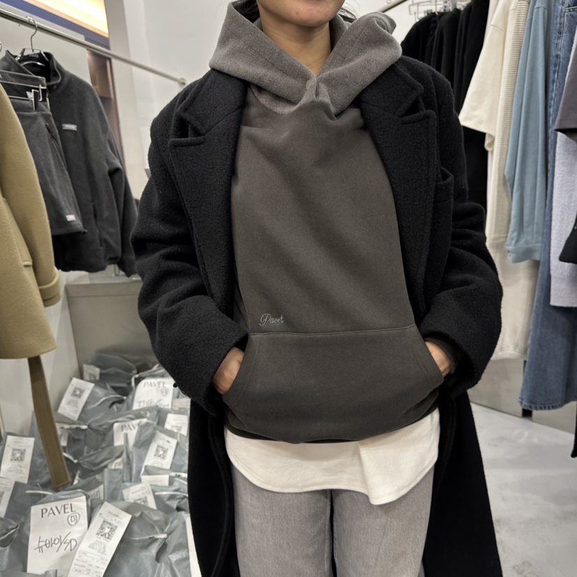 PAVEL韓國直郵㊣女士新款人氣25秋冬時尚推薦休閑職業熱賣衛衣PAVEL衛衣圖色2