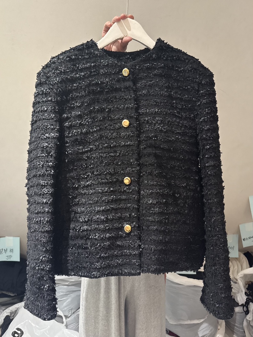 BELITA-L東大門㊣實拍女裝新品熱賣推薦時尚職業夾克粗花呢BELITA-L夾克圖色2