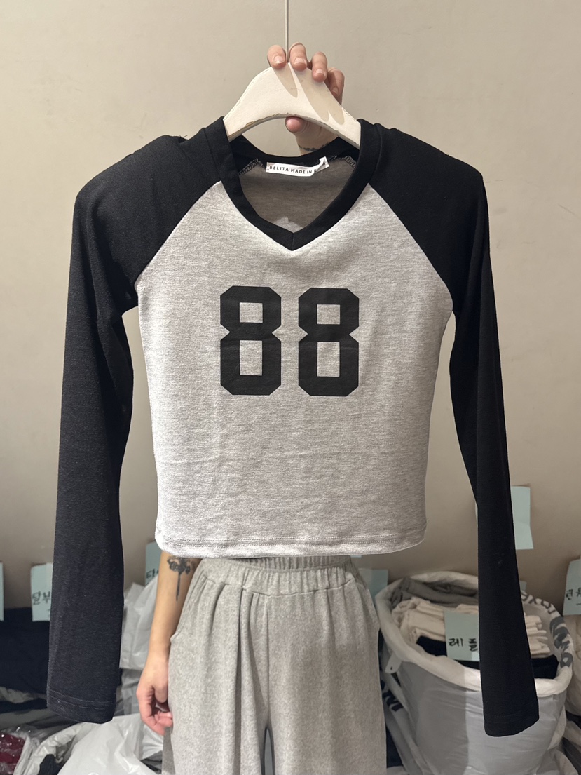 BELITA-L韓國直郵㊣女裝新品25秋冬推薦人氣時尚職業長袖T恤BELITA-L長袖T恤圖色2