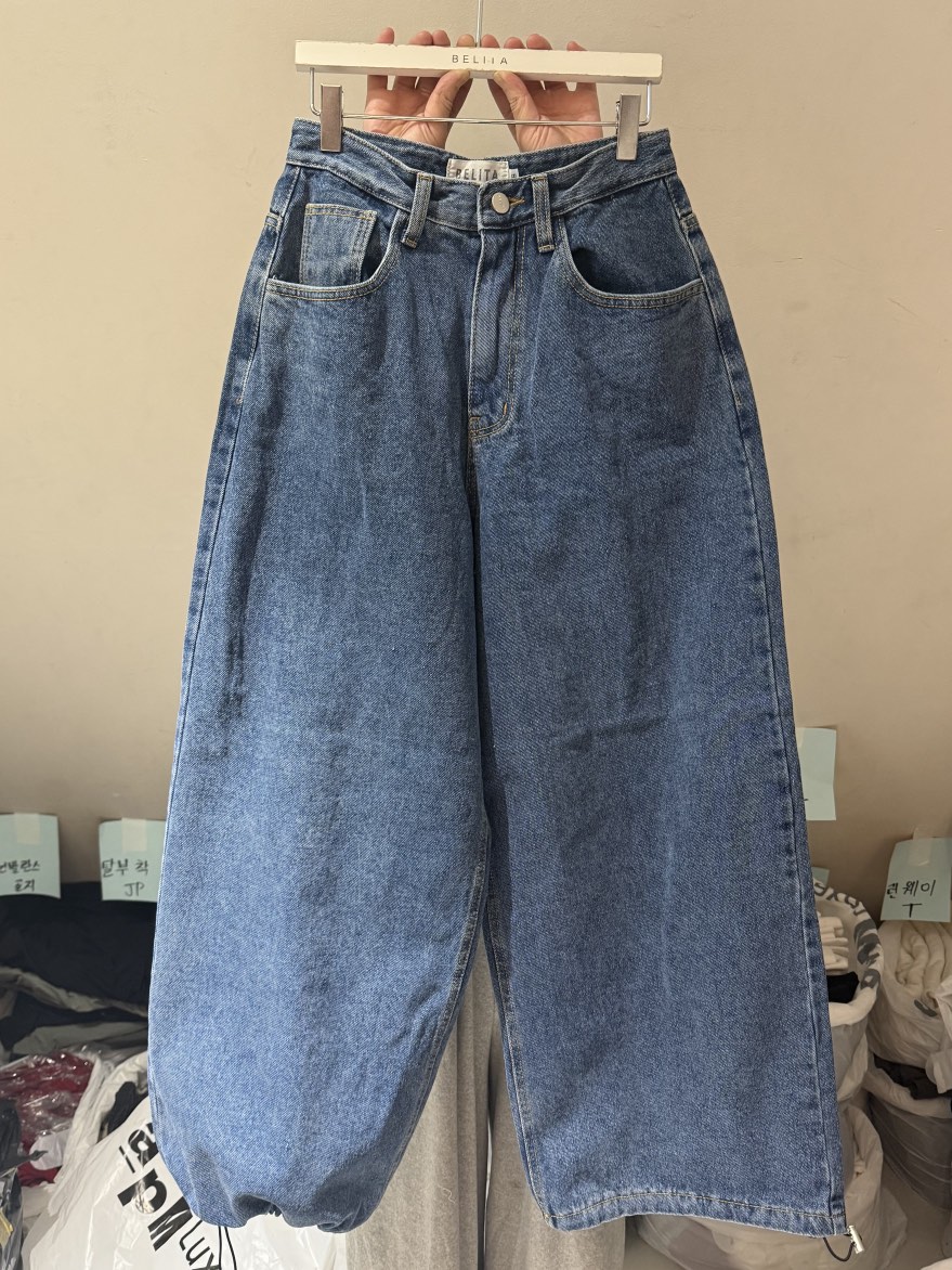 BELITA-L東大門㊣實拍女裝新款時尚休閑25秋冬人氣熱賣牛仔褲BELITA-L牛仔褲圖色1