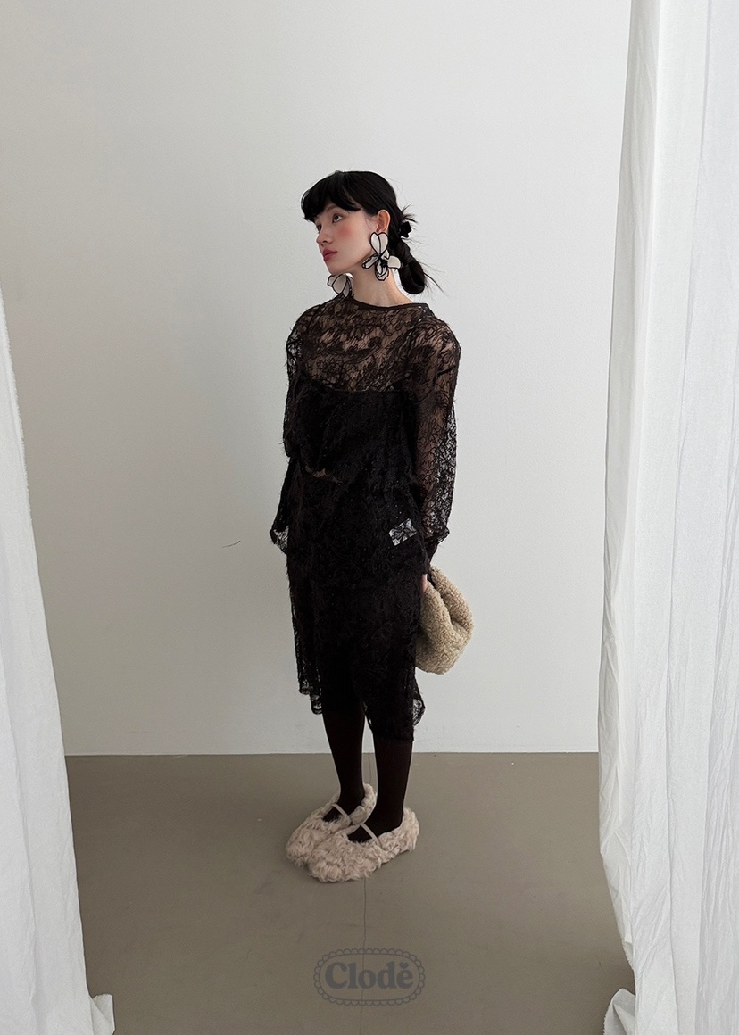 CLODE東大門㊣直郵女士新款25秋冬時尚休閑熱賣人氣襯衫蕾絲衫CLODE襯衫/蕾絲衫