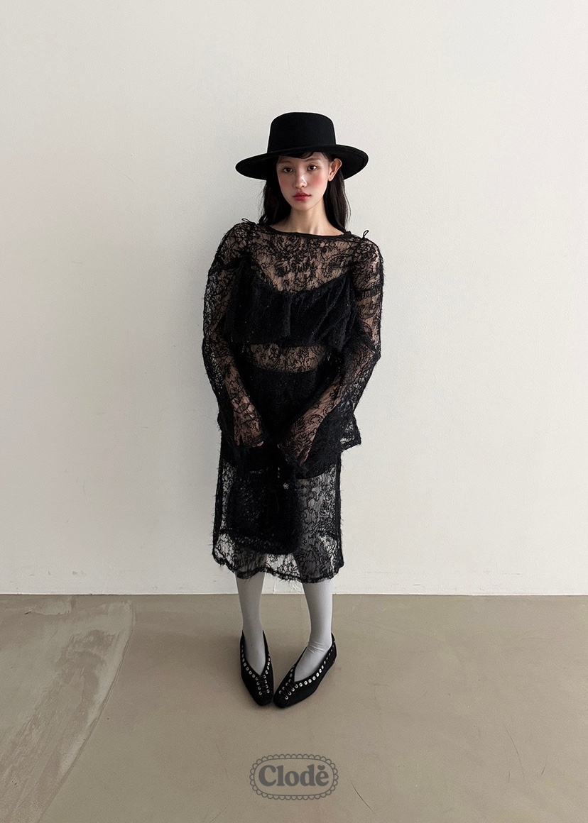 CLODE東大門㊣直郵女士新款25秋冬時尚休閑熱賣人氣襯衫蕾絲衫CLODE襯衫/蕾絲衫