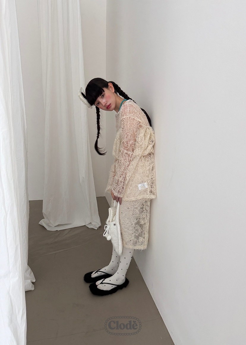 CLODE東大門㊣直郵女士新款25秋冬時尚休閑熱賣人氣襯衫蕾絲衫CLODE襯衫/蕾絲衫