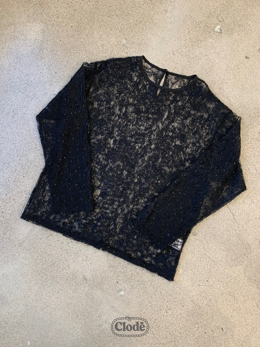 CLODE東大門㊣直郵女士新款25秋冬時尚休閑熱賣人氣襯衫蕾絲衫CLODE襯衫/蕾絲衫圖色3