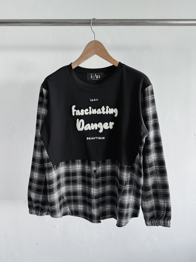 IAAN韓國直郵㊣女裝新款熱賣25秋冬時尚推薦休閑職業長袖T恤iaAn長袖T恤圖色3