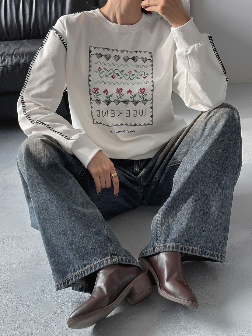 IAAN東大門㊣代購女士新品休閑職業時尚人氣25秋冬熱賣牛仔褲iaAn牛仔褲