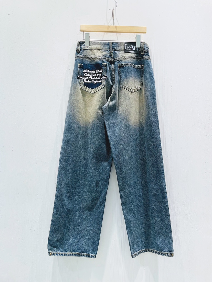 IAAN東大門㊣代購女士新品休閑職業時尚人氣25秋冬熱賣牛仔褲iaAn牛仔褲