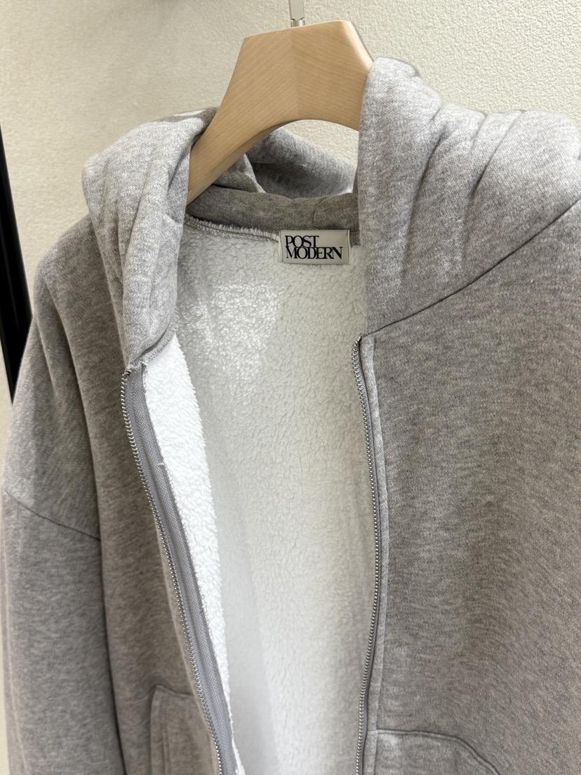 POSTMODERN東大門㊣直郵女士新款時尚推薦夾克拉鏈加絨連帽POSTMODERN夾克