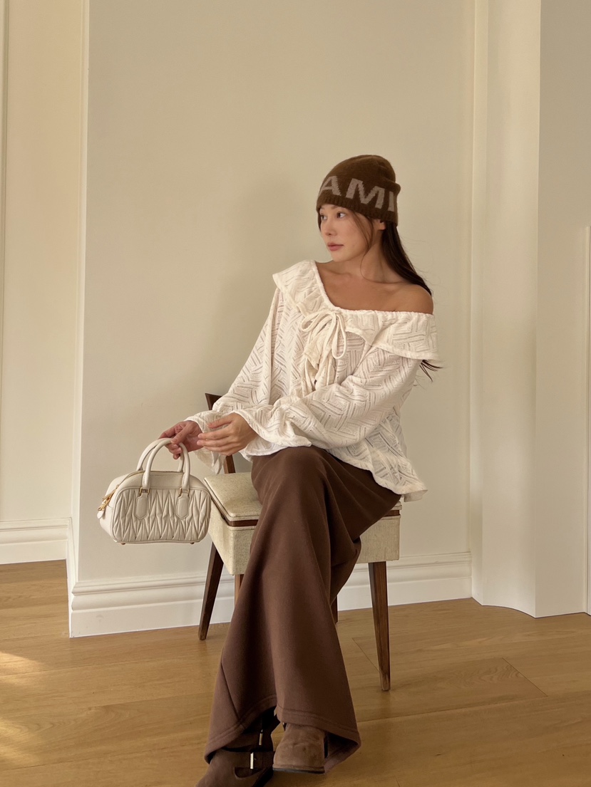 BOLD東大門㊣實拍女裝新品職業推薦休閑人氣25秋冬襯衫蕾絲衫BOLD襯衫/蕾絲衫