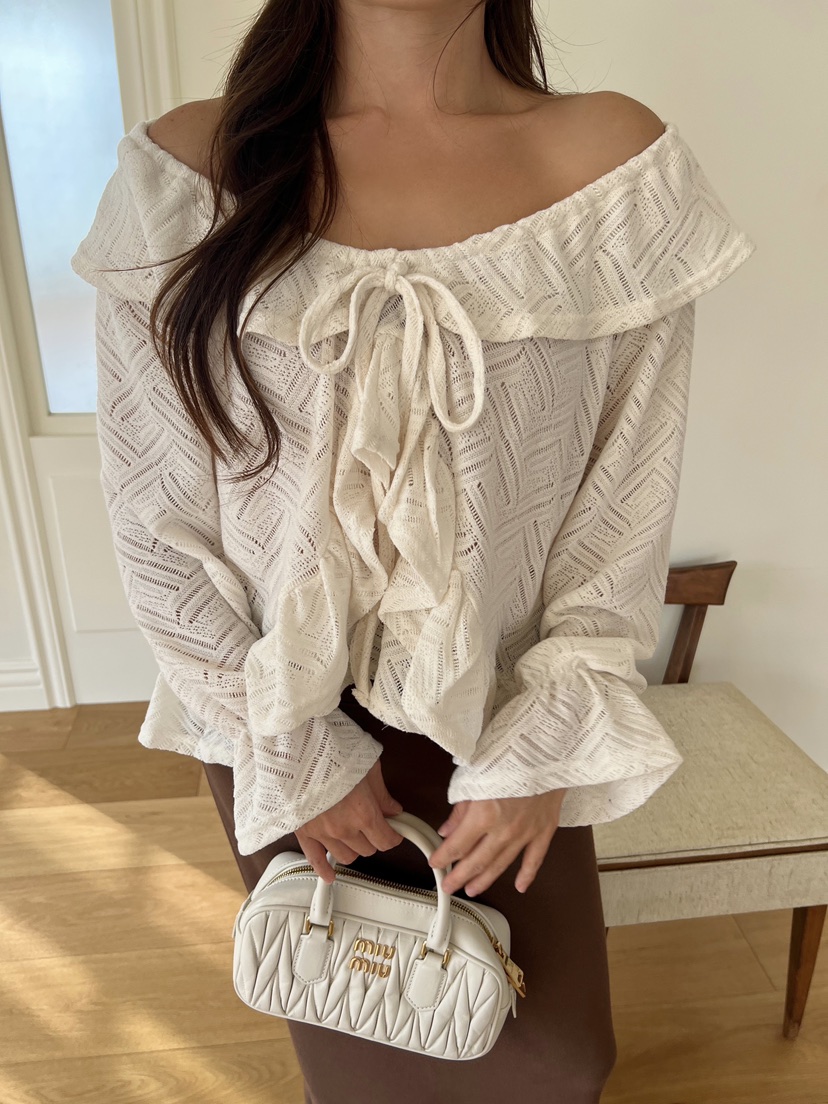 BOLD東大門㊣實拍女裝新品職業推薦休閑人氣25秋冬襯衫蕾絲衫BOLD襯衫/蕾絲衫