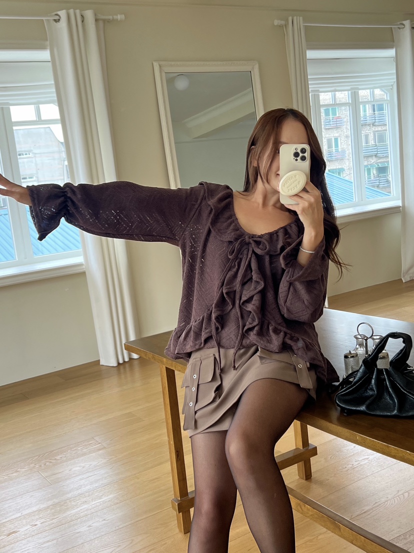 BOLD東大門㊣實拍女裝新品職業推薦休閑人氣25秋冬襯衫蕾絲衫BOLD襯衫/蕾絲衫