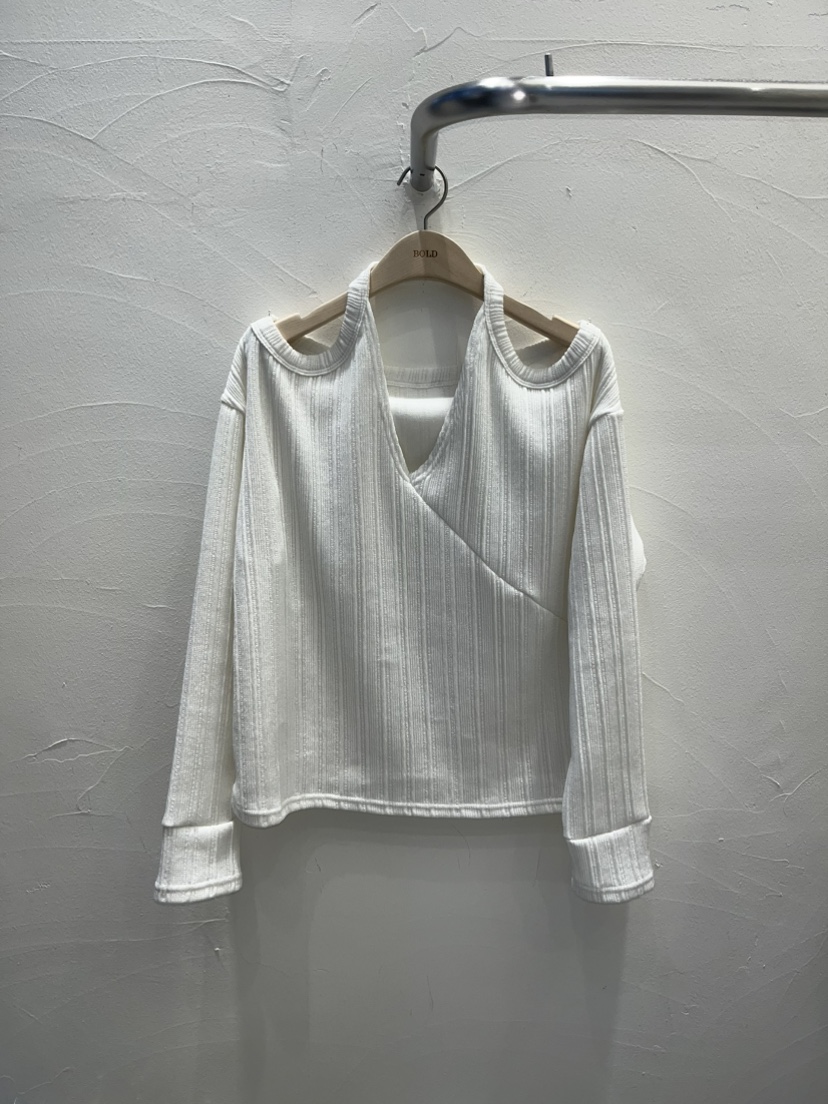 BOLD韓國代購㊣女裝新品25秋冬職業推薦休閑時尚熱賣長袖T恤BOLD長袖T恤圖色1