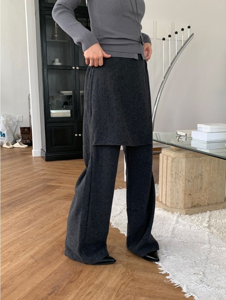 LIVE FOREVER東大門㊣直郵女裝新品熱賣時尚25秋冬職業裙褲LIVE FOR_EVER裙褲